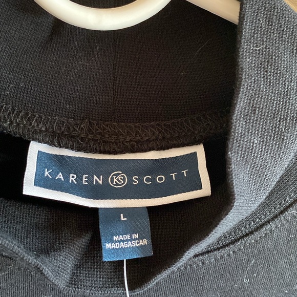 NWT turtle neck black long sleeve - Picture 2 of 5